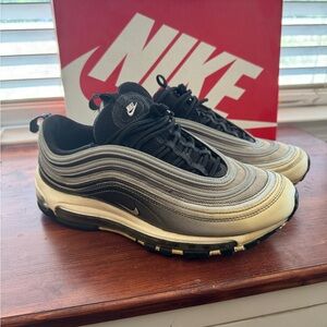 Nike Men's Black and Gray Air Max 97 Sneakers